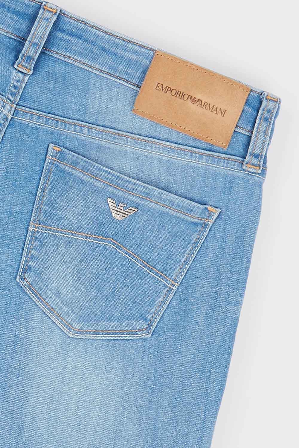 Pantalón de la marca Emporio Armani de color Jeans para mujer