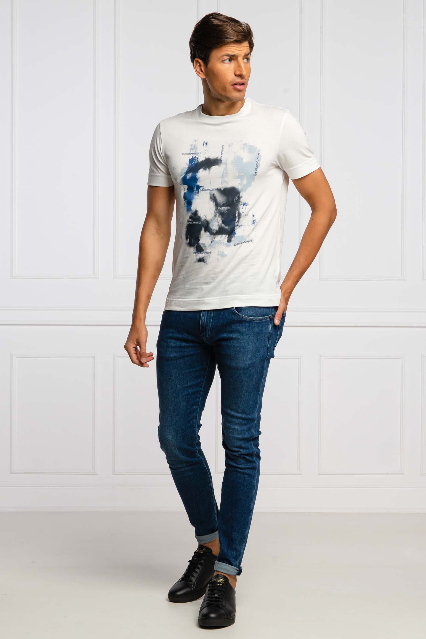 6H1T8I1JSHZ Camiseta de la marca Emporio Armani Blanco