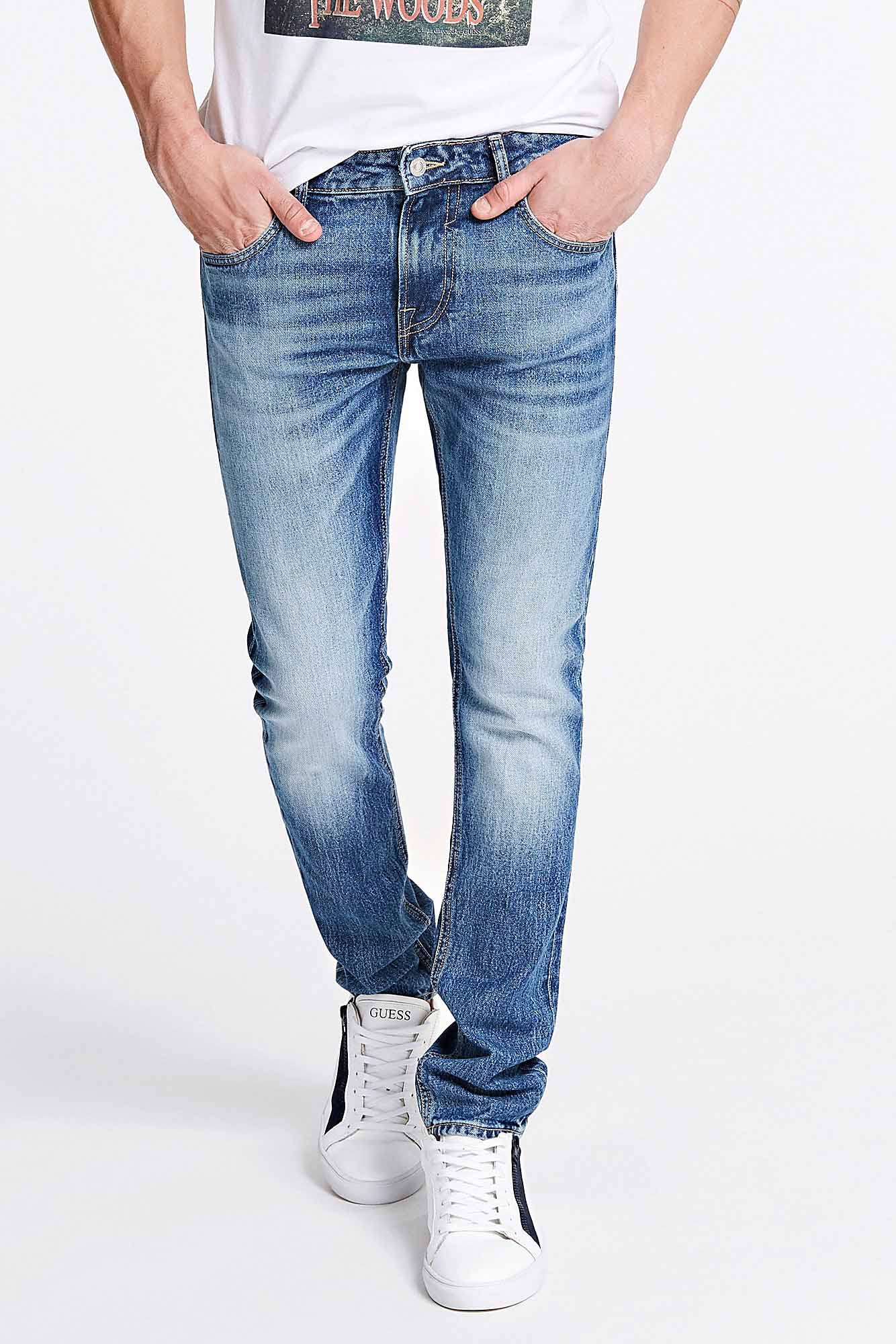 Pantalón la marca Guess Jeans de color Jeans para hombre