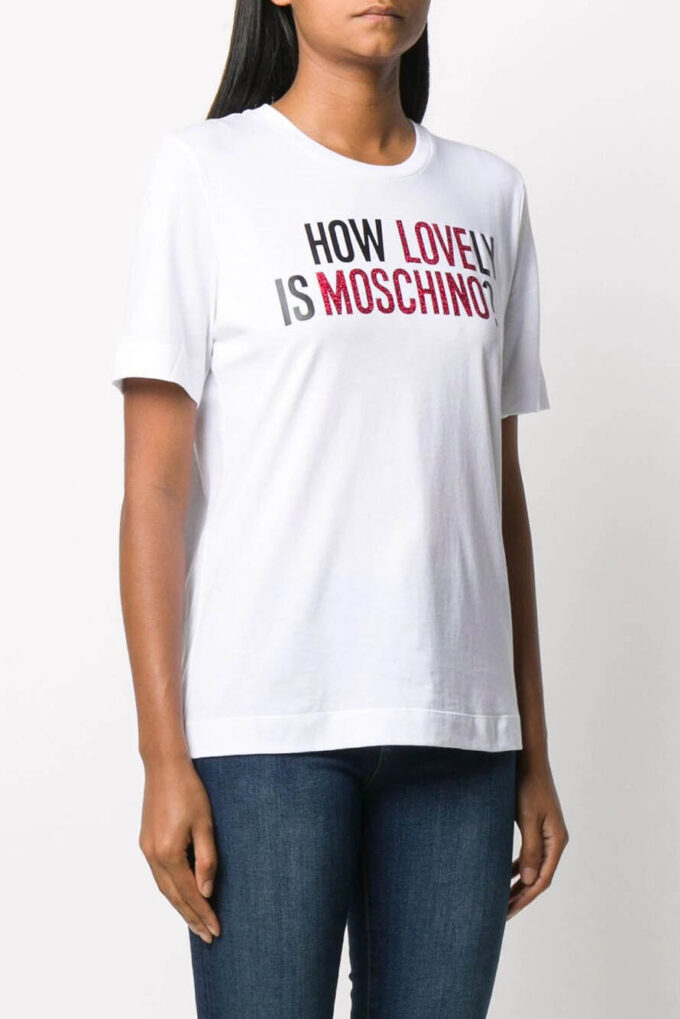 Camiseta para mujer de Love Moschino – W4F152N33876