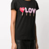Camiseta de la marca Love Moschino Negro