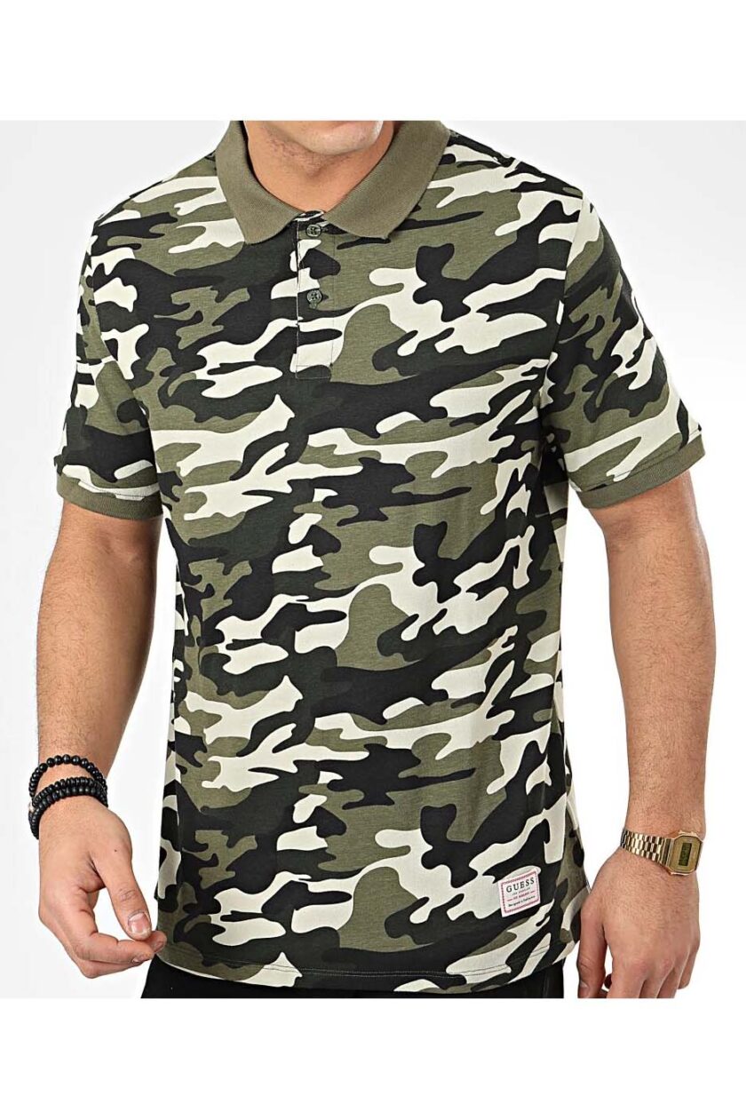 Polo de la marca Guess Jeans Verde Oscuro