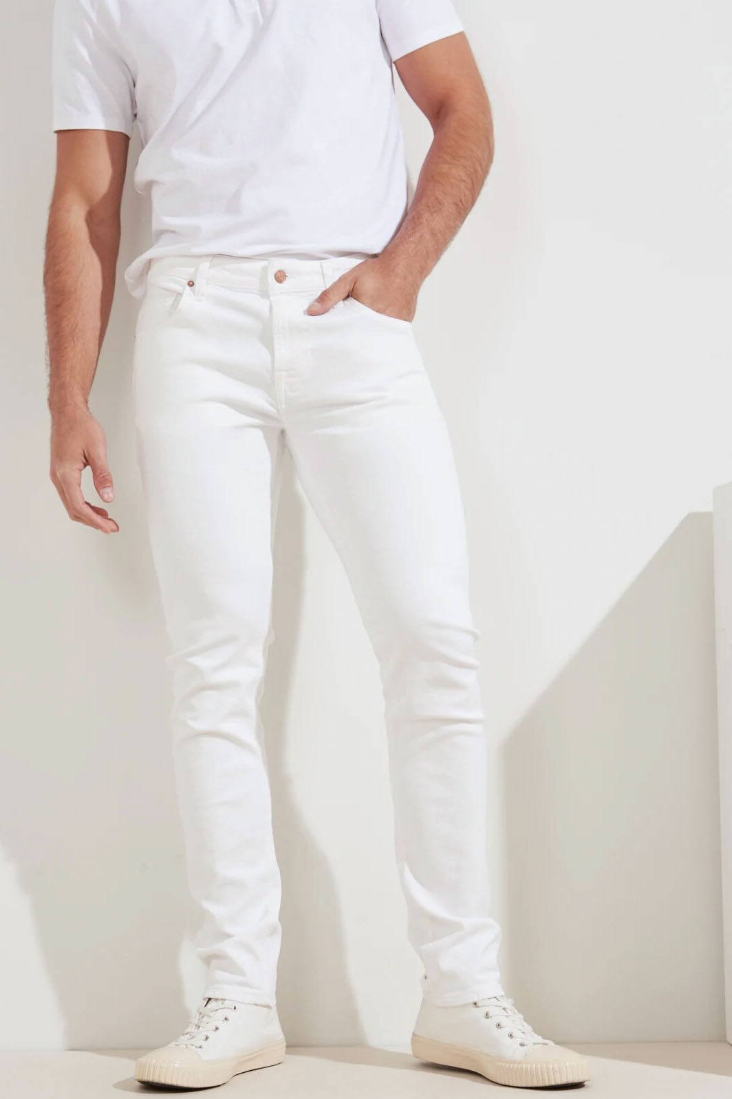 censura Dardos piloto Pantalón de la marca Guess Jeans de color Blanco para hombre