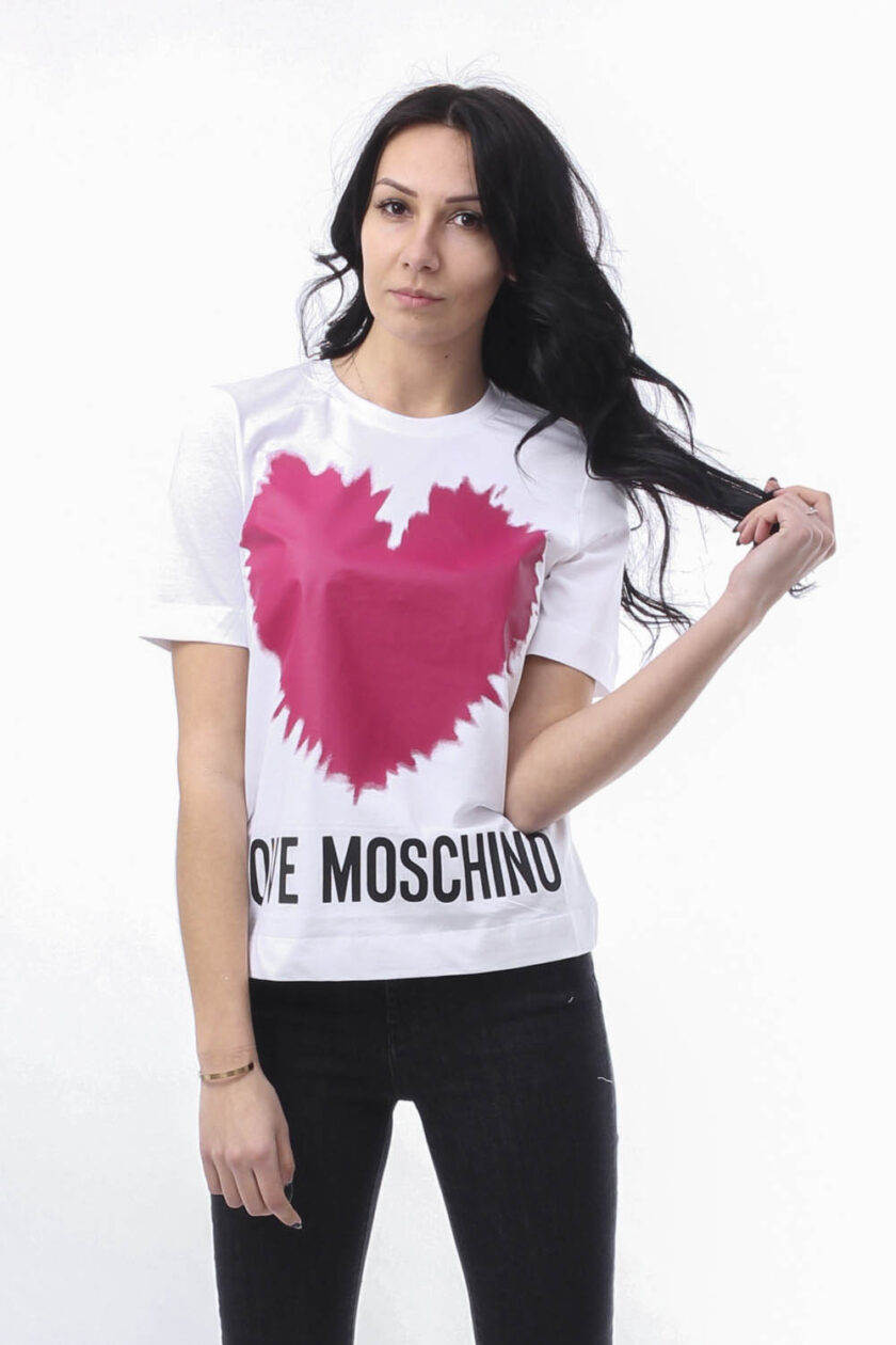 Camiseta de la marca Love Moschino Blanco