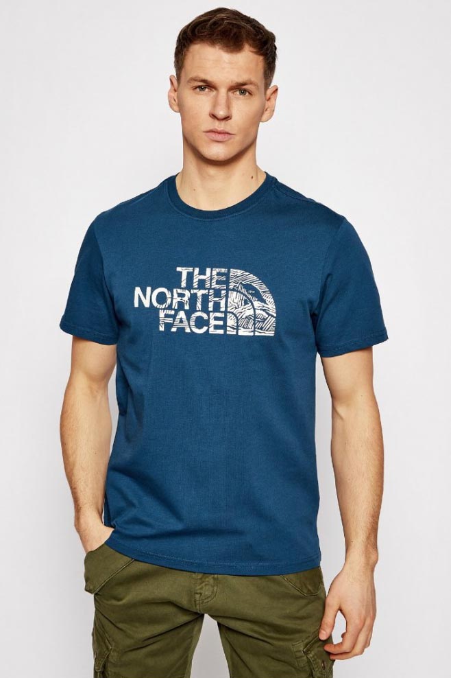 Camiseta de la marca The North Face de color Azul para hombre
