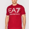 Camiseta de la marca EA7 Granate