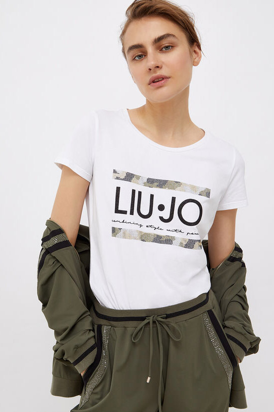 precedente cáncer consumo Camiseta de la marca Liu·Jo de color Blanco para mujer
