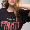 Camiseta de la marca Pinko Negro