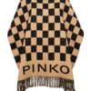 1G204SY7FA Poncho de la marca Pinko Camel