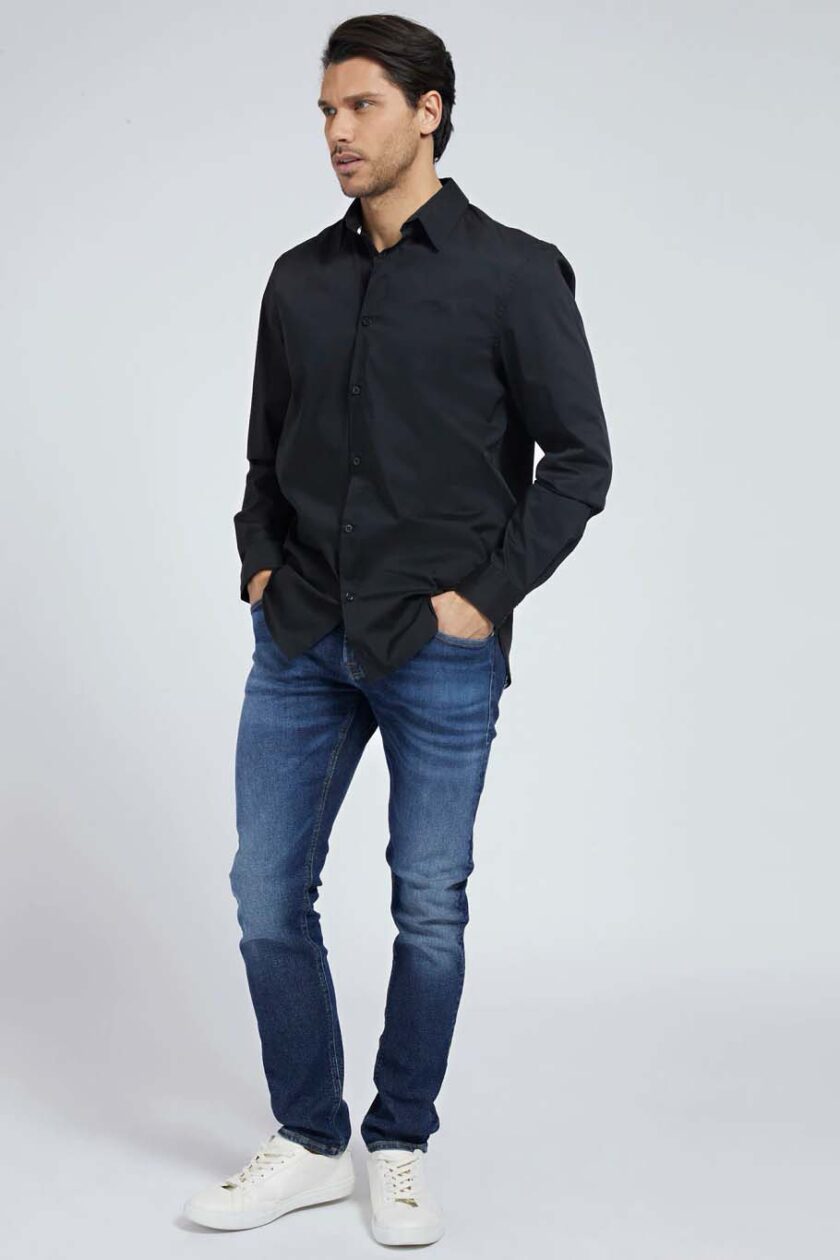Camisa para hombre de Guess Jeans - M1RH25W7ZK1 - Imagen 9