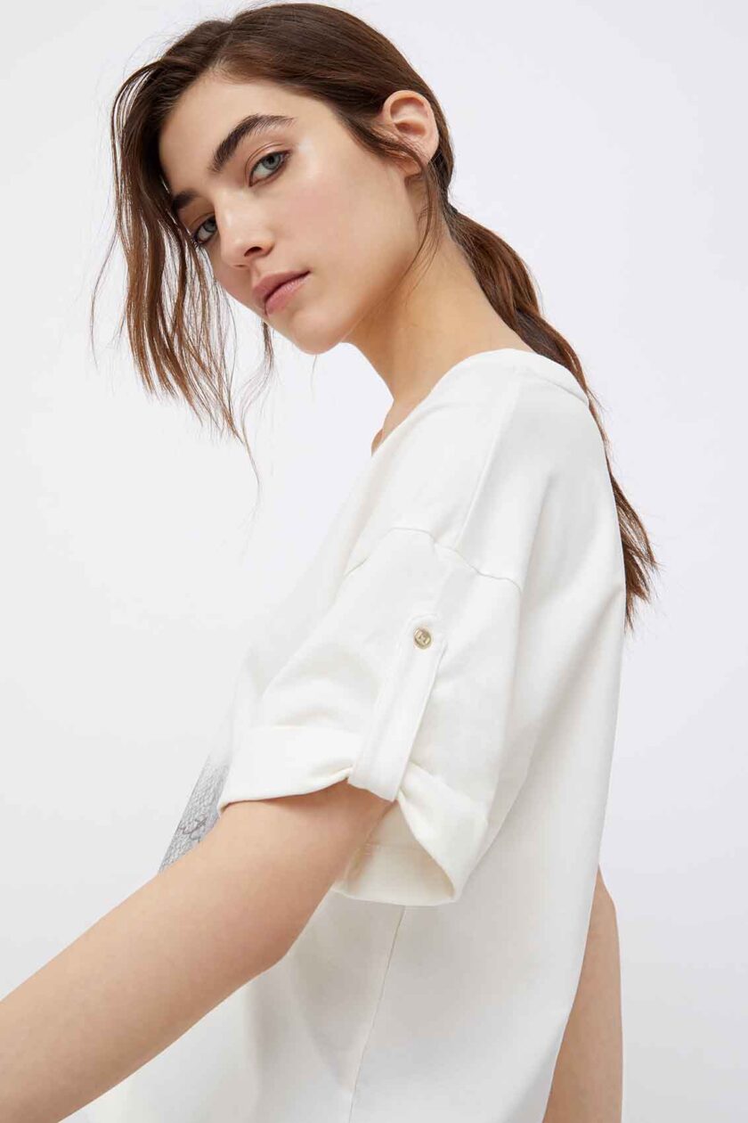 Camiseta para mujer de Liu·Jo - TA2026J5003 - Imagen 2