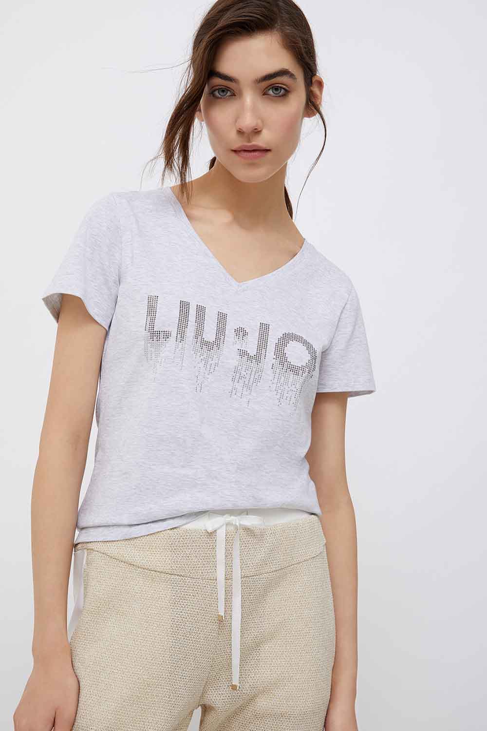 Camiseta de la marca Liu·Jo Gris