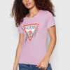 Camiseta de la marca Guess Jeans Lila