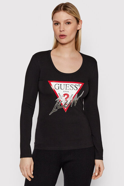 Camiseta de la marca Guess Jeans Negro