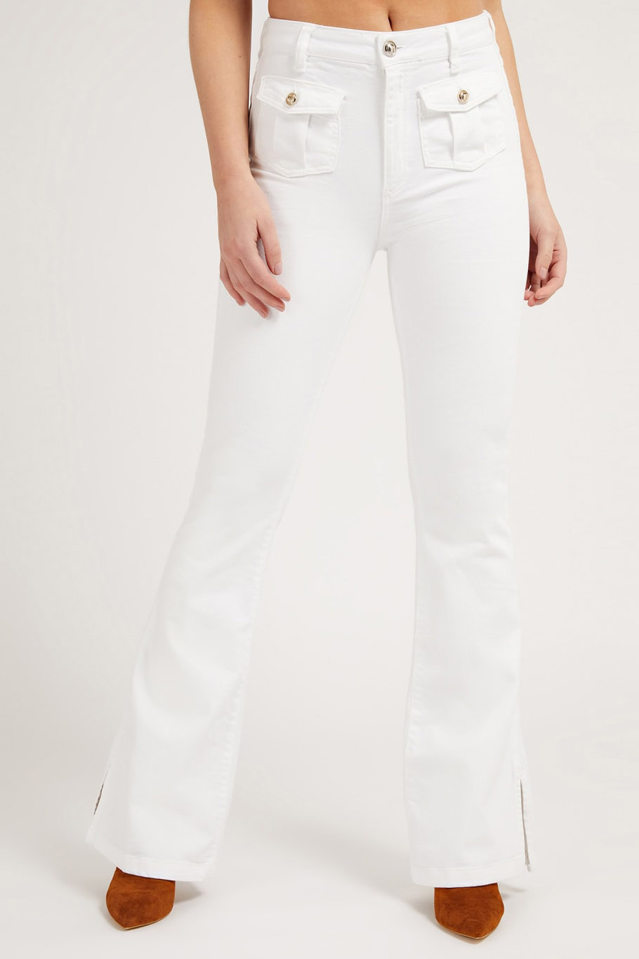 Pantalón de la marca Guess Jeans Blanco
