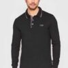 M2YP58K7O61 Polo de la marca Guess Jeans Negro