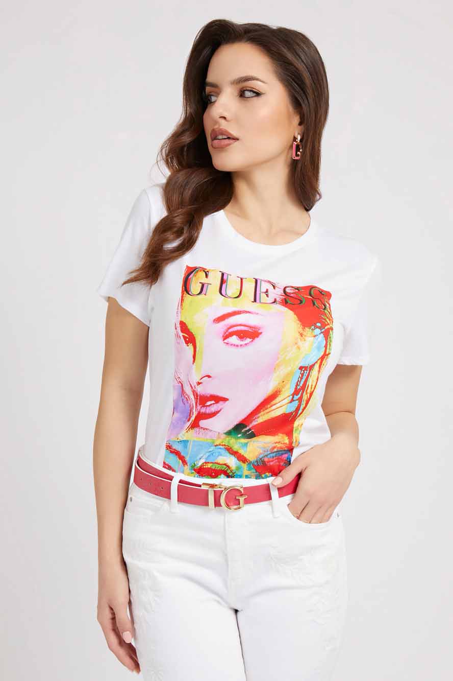 Camiseta de la marca Guess Jeans color Blanco para mujer
