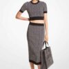Falda de la marca Michael Kors B/N