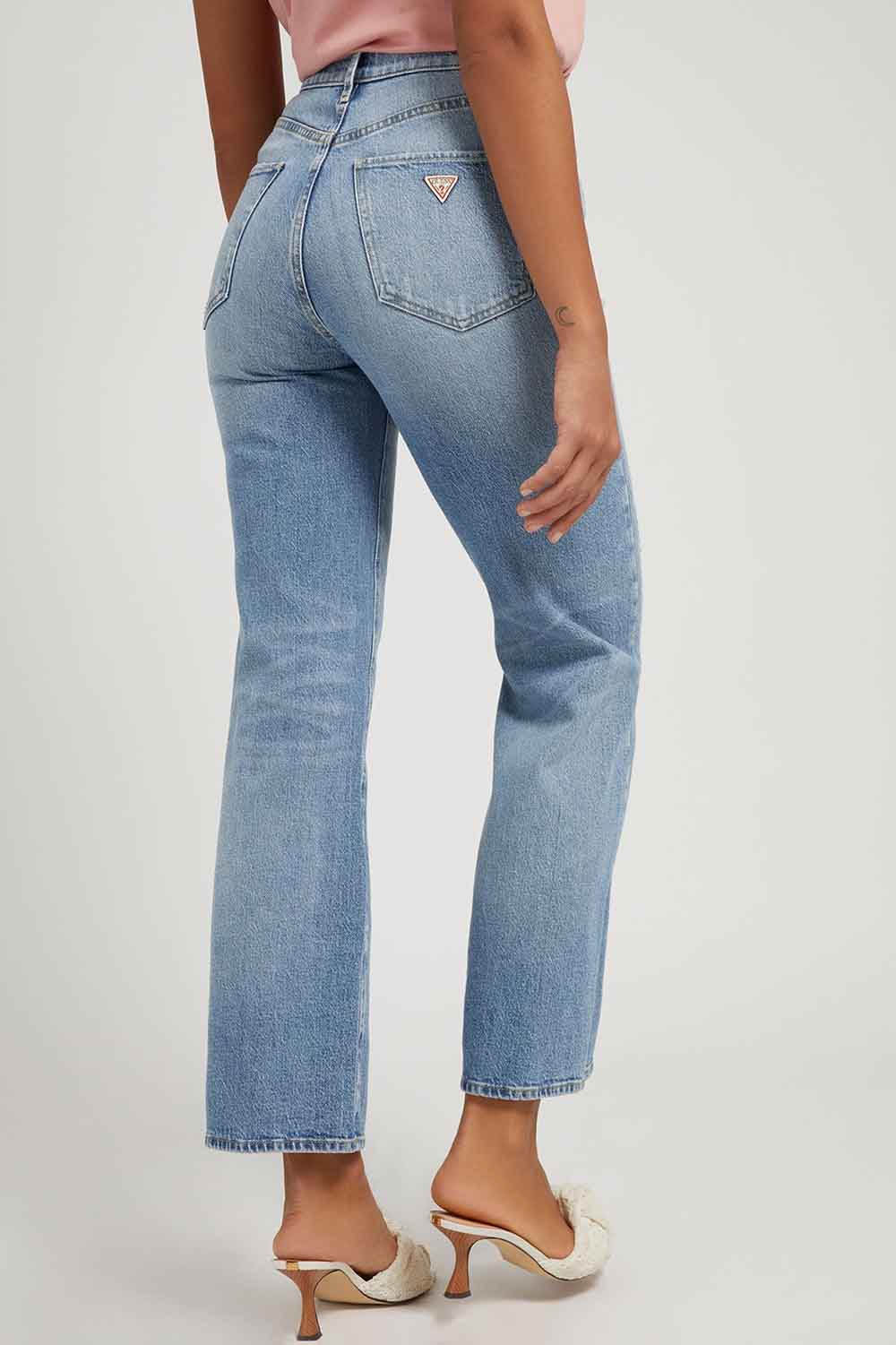 Pantalón de la marca Guess Jeans de color Verde Oscuro para mujer