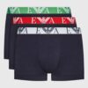 Boxers de la marca EA Underwear Verde/Rojo/Blanco