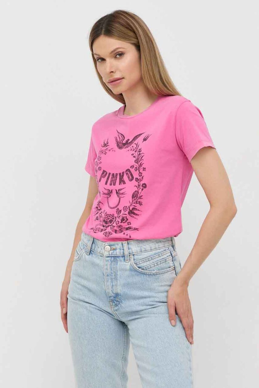 Camiseta de la marca Pinko Rosa