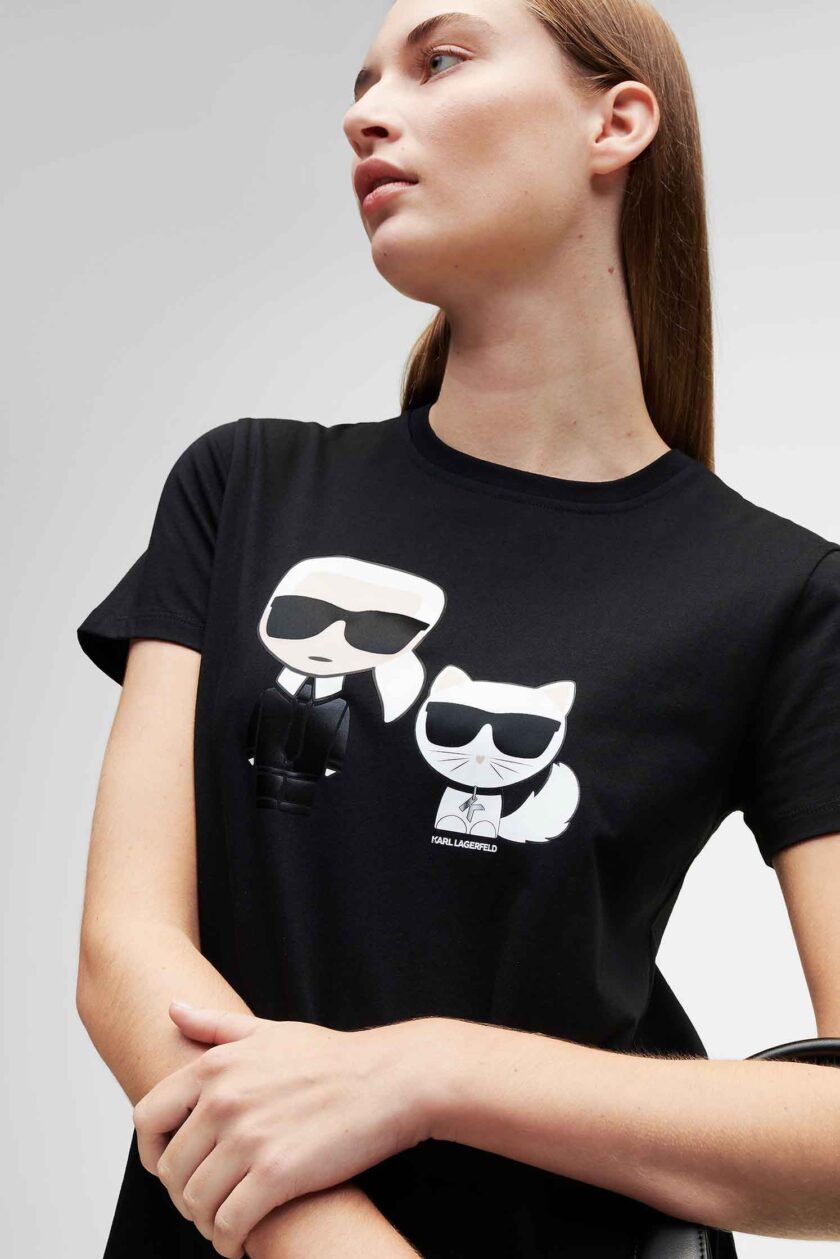 Camiseta de la marca Karl Lagerfeld Negro