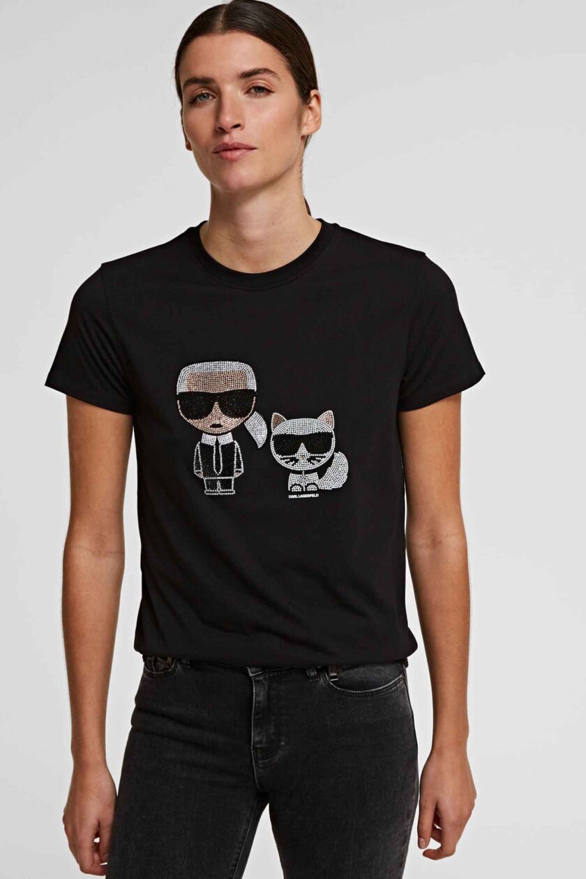 Camiseta de la marca Karl Lagerfeld Negro