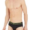 Slip de la marca EA Underwear Negro