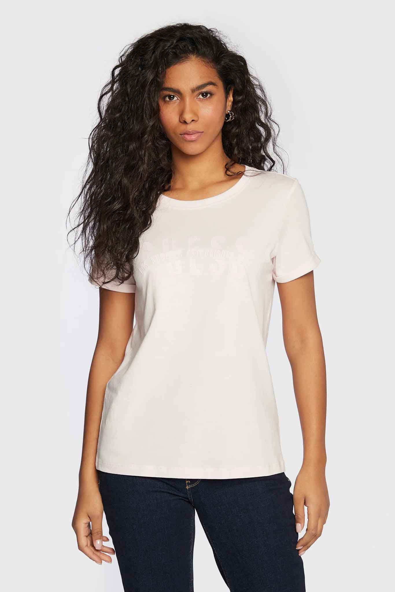 W3RI16K46D1bla Camiseta de la marca Guess Jeans Rosa