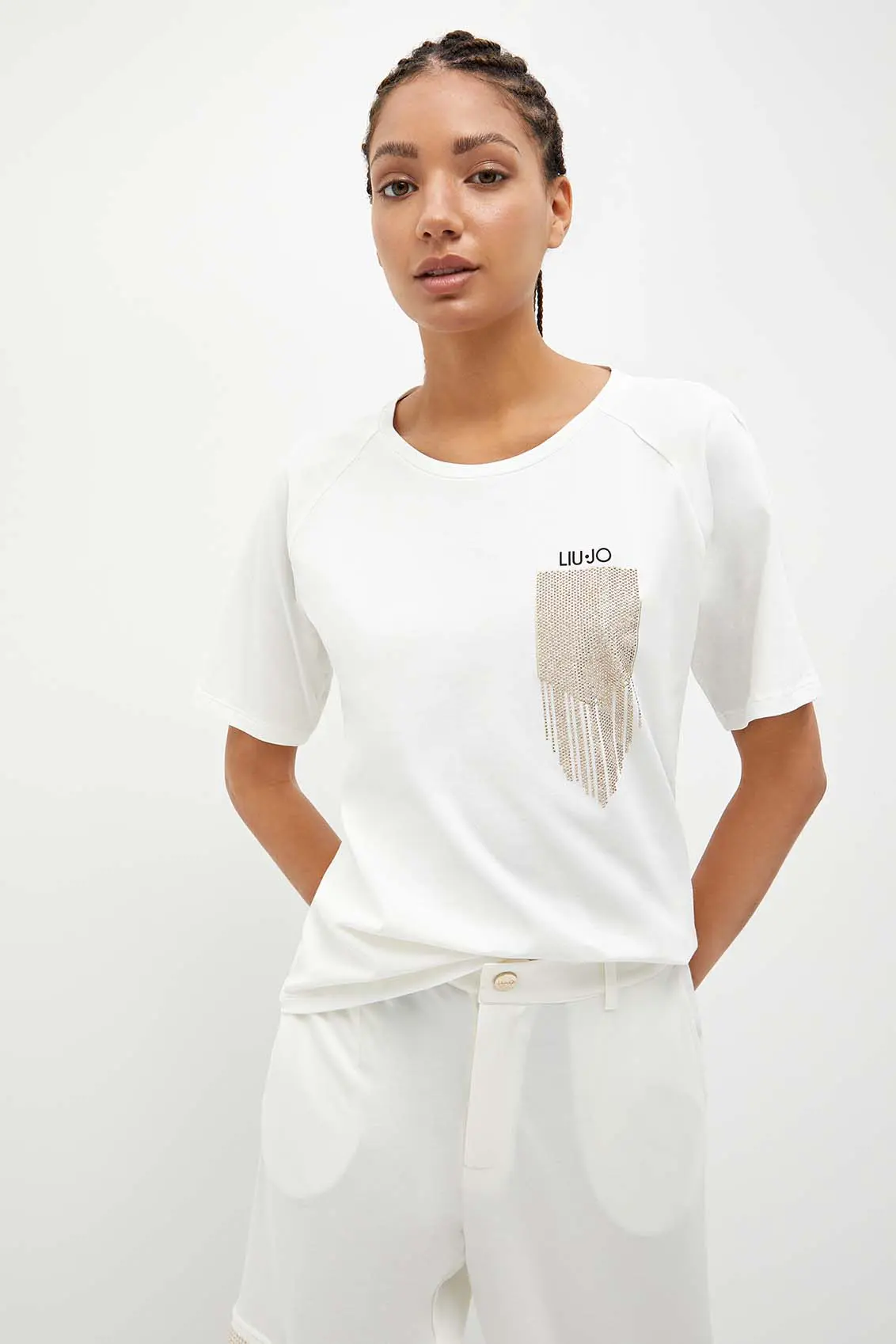 Email Ejecutable gráfico Camiseta de la marca Liu·Jo de color Blanco para mujer