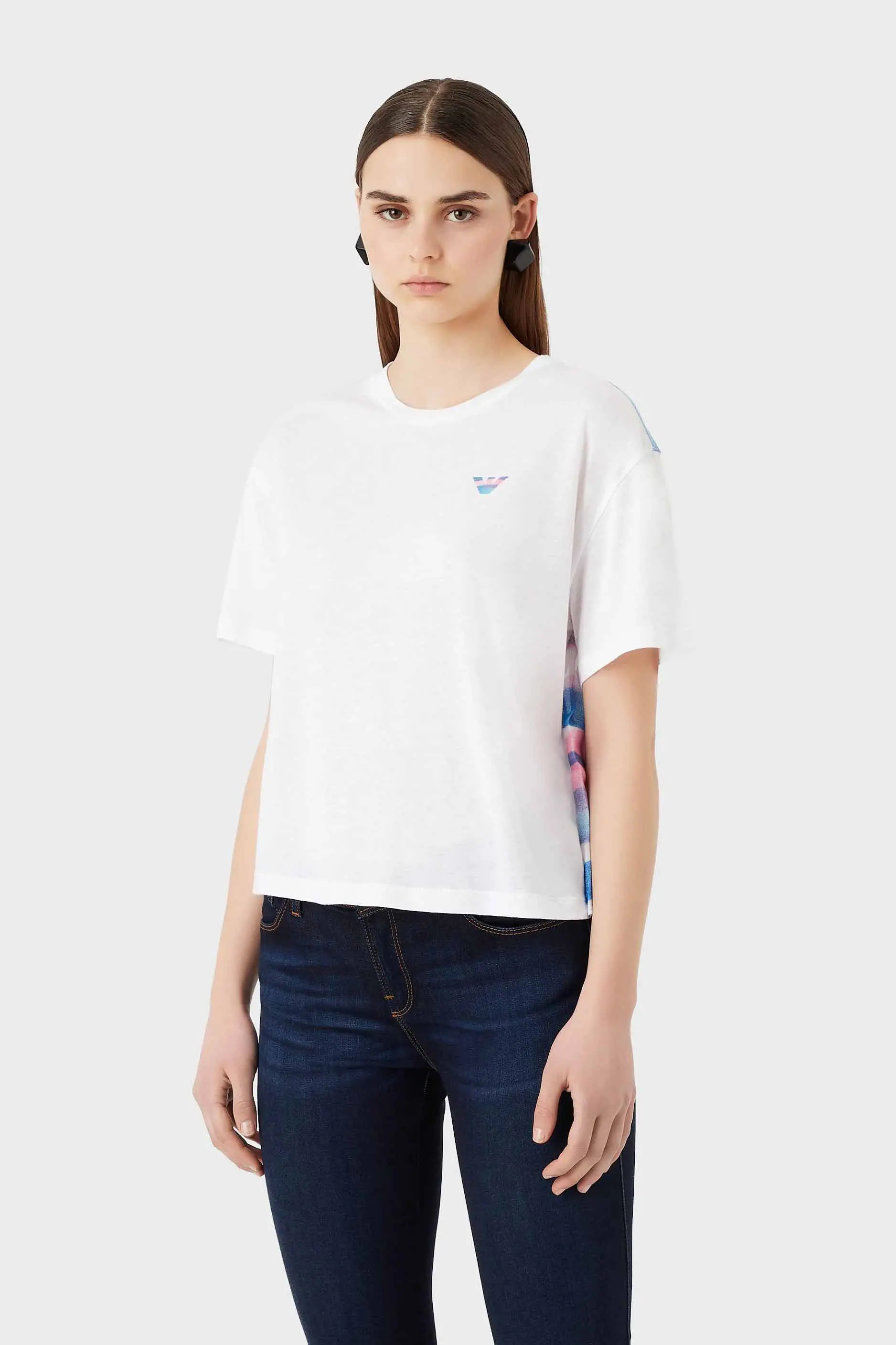 Camiseta de la marca Emporio Armani de color Blanco para mujer