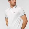 50469245bla Polo de la marca BOSS Blanco