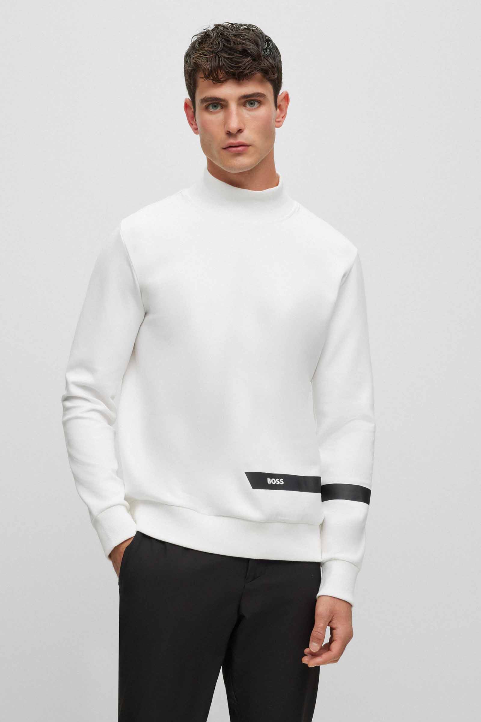 Felpa de la marca BOSS Blanco