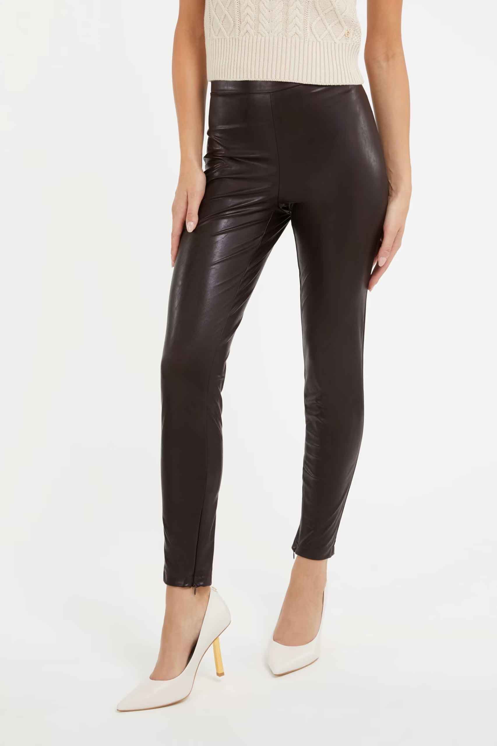 W2YB16WEPI0mar Pantalón de la marca Guess Jeans Marrón
