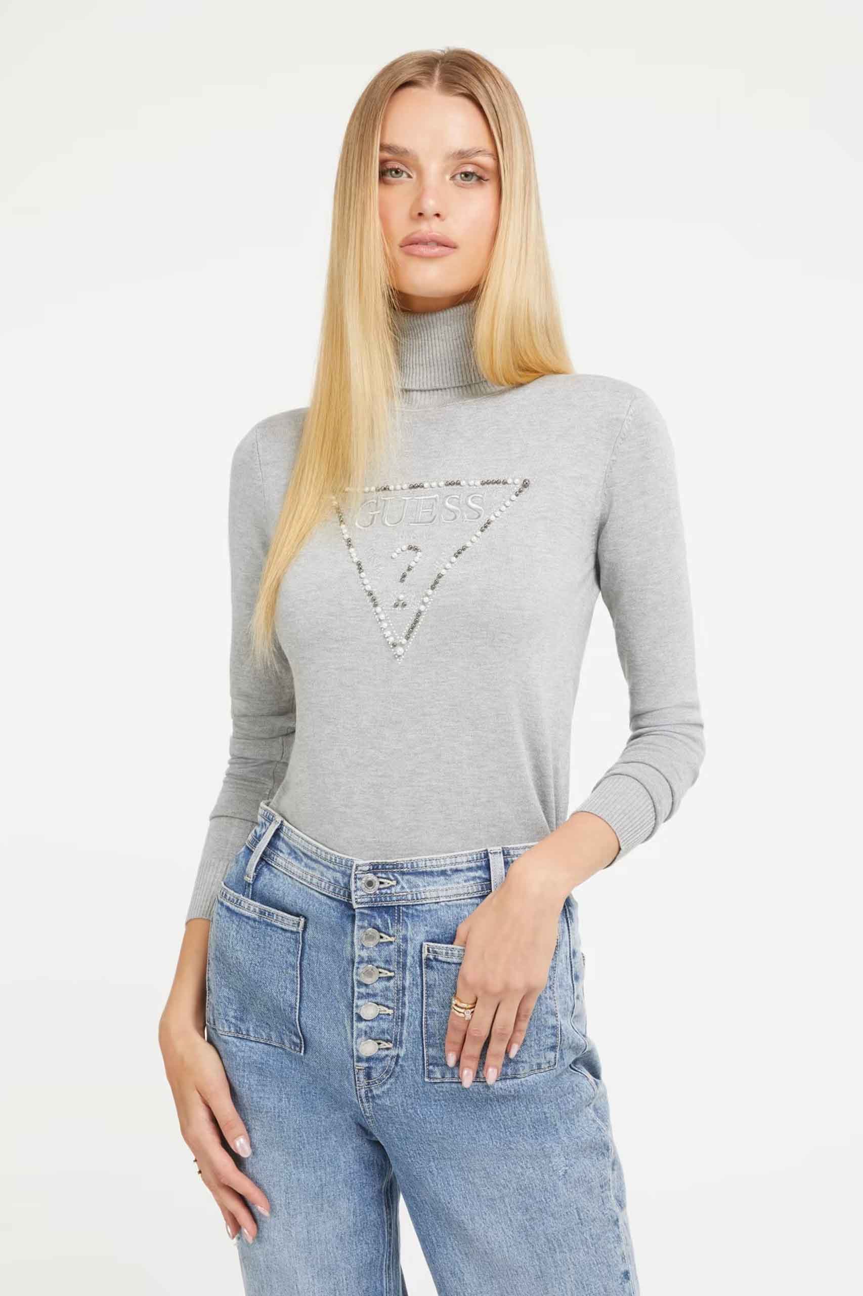 Suéter de la marca Guess Jeans Gris