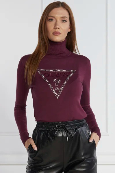 Suéter de la marca Guess Jeans Violeta