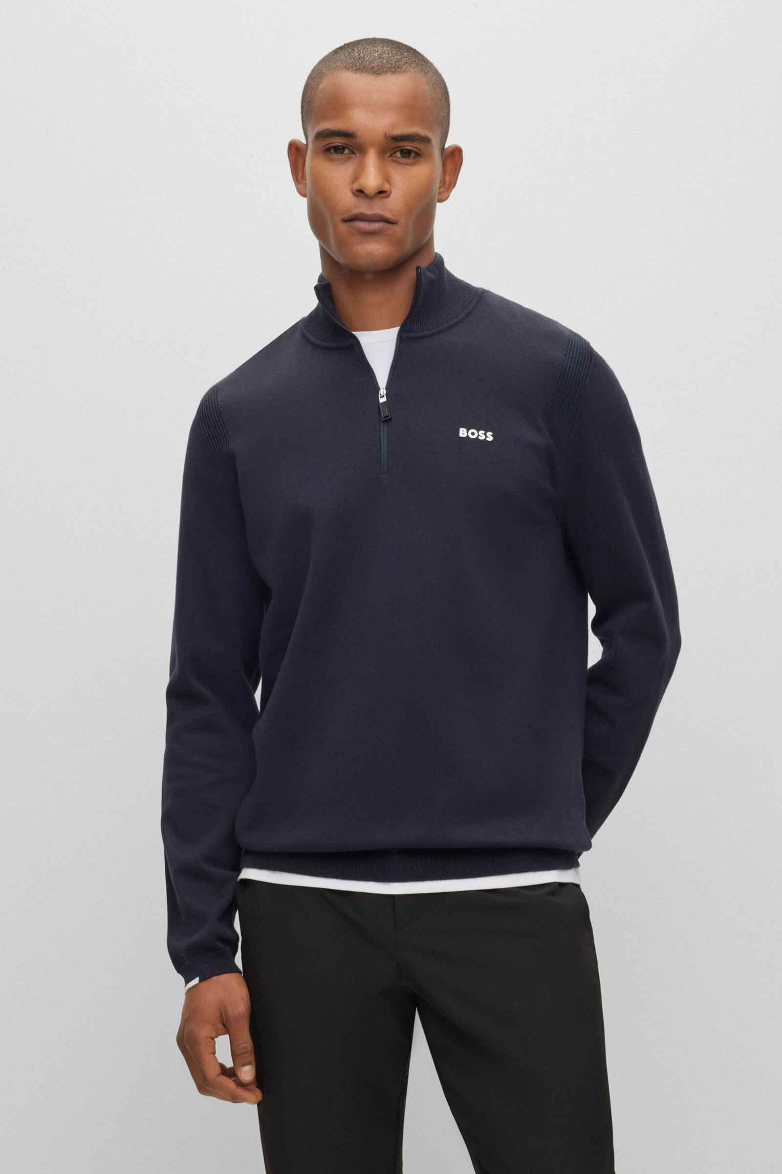 Suéter de la marca BOSS Azul