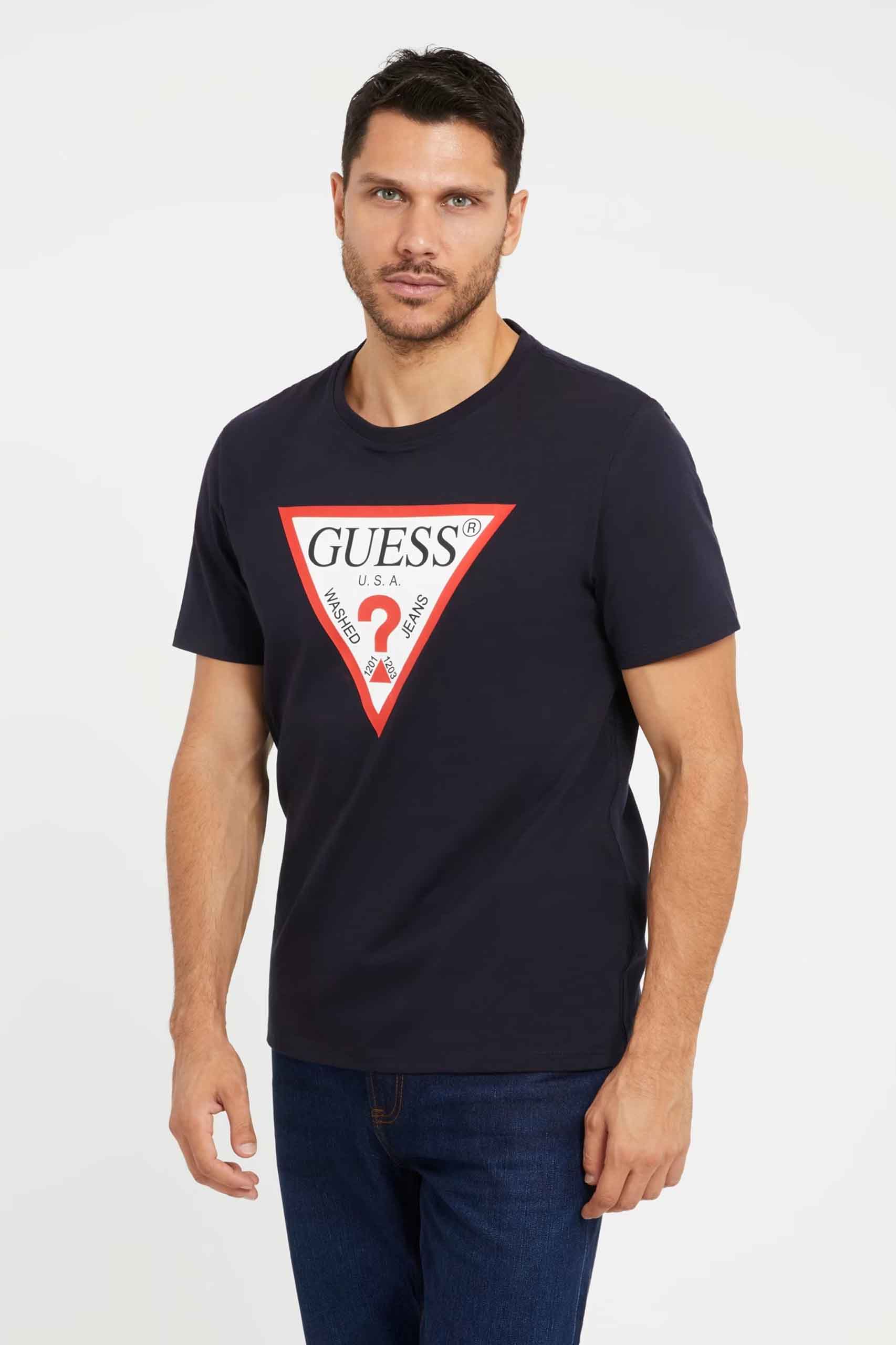 Camiseta de la marca Guess Jeans Marino