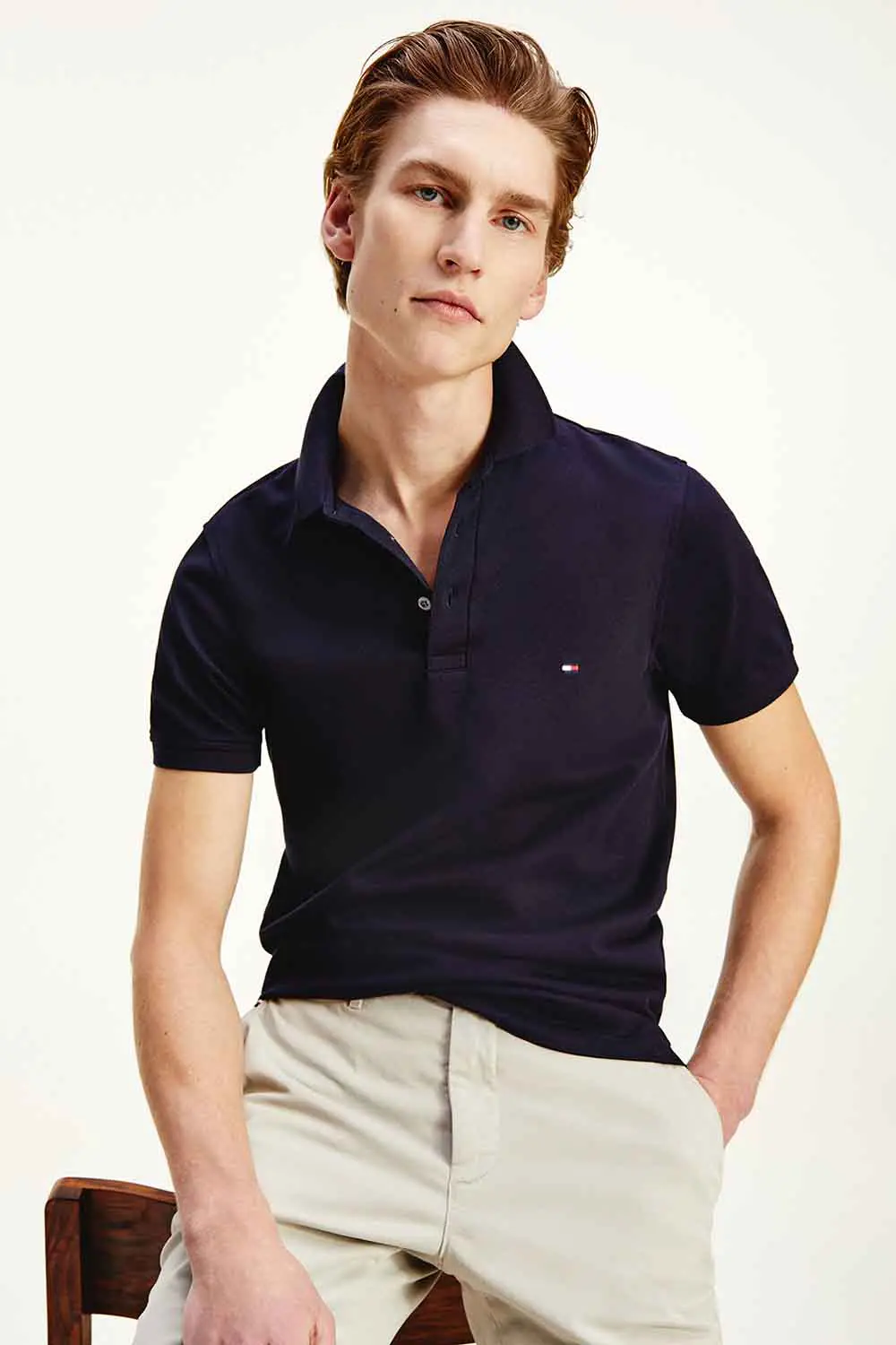 Polo de la marca Tommy Hilfiger Marino