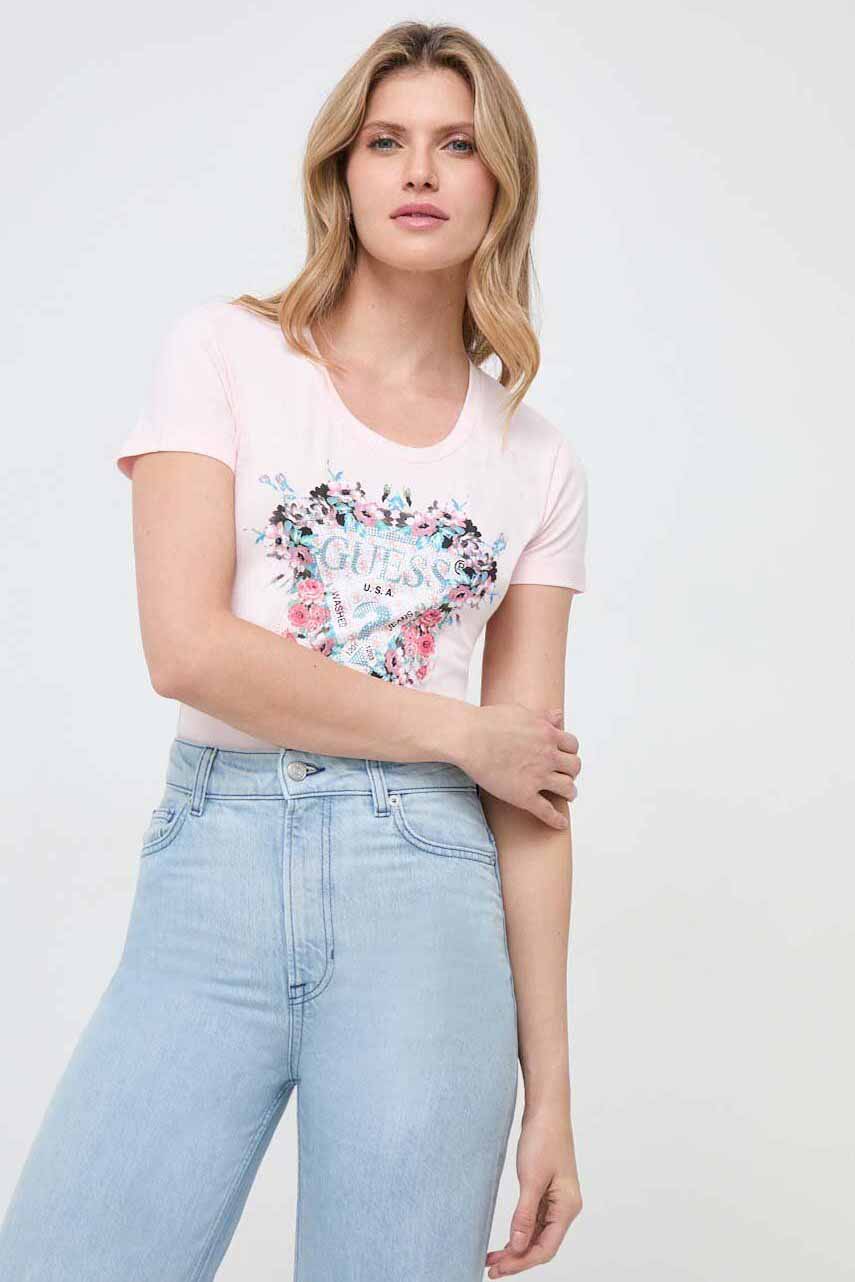 W4RI38J1314 Capa de la marca Guess Jeans Rosa