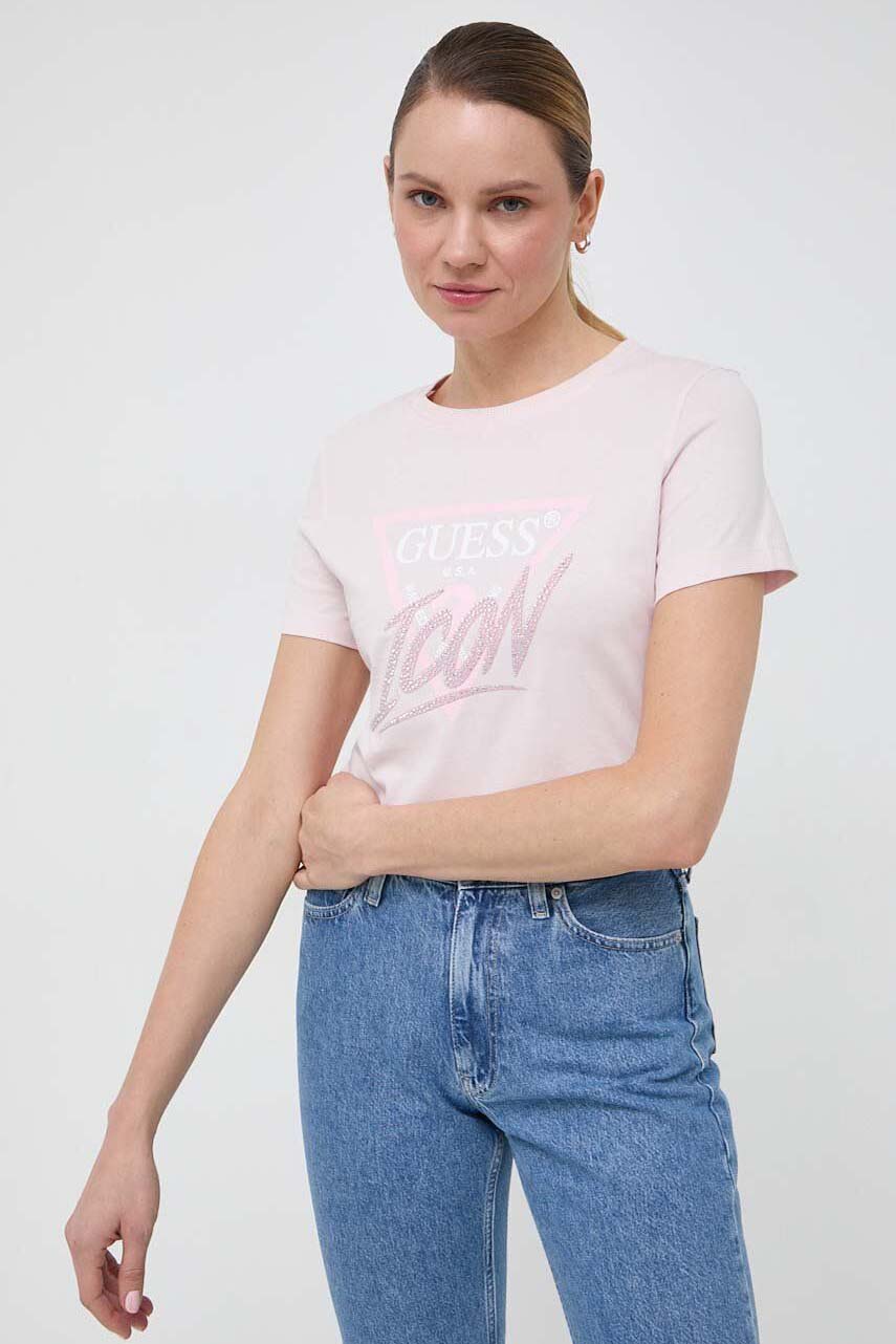 W4RI41I3Z14 Capa de la marca Guess Jeans Rosa
