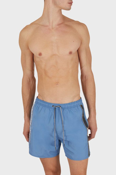Bañador de la marca EA Swimwear Celeste
