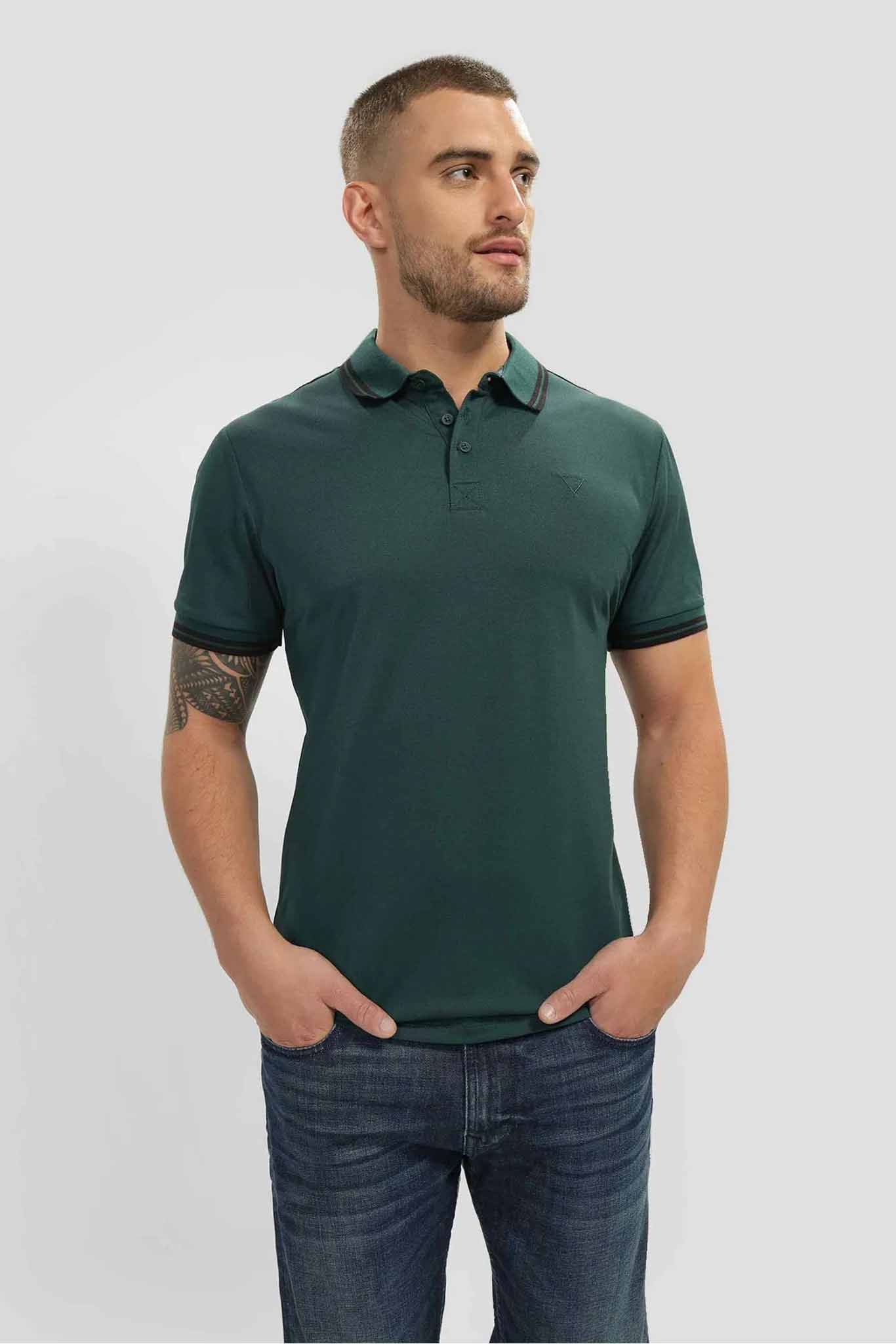 Polo de la marca Guess Jeans Verde