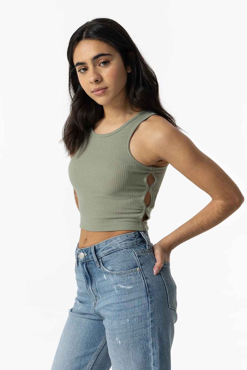 Top de la marca Tiffosi Verde