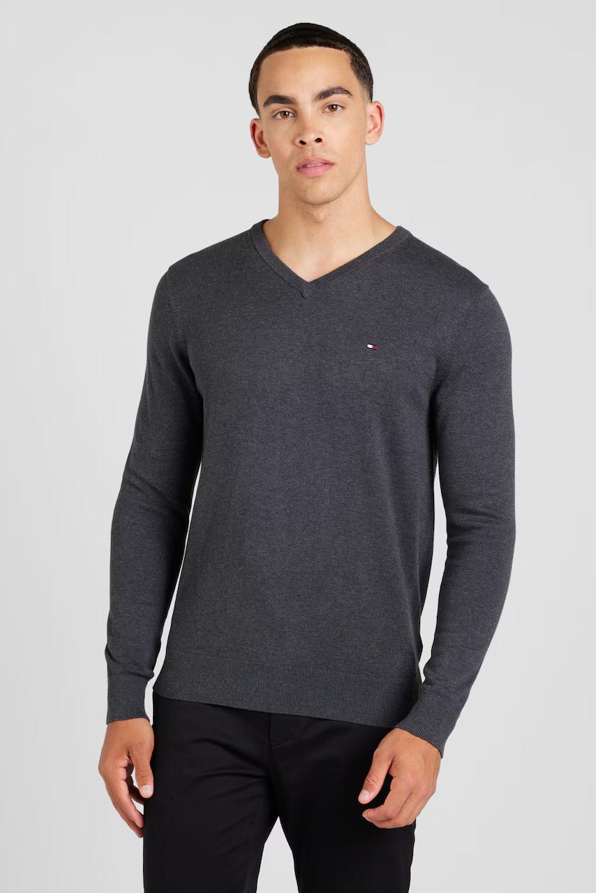 Suéter de la marca Tommy Hilfiger Gris