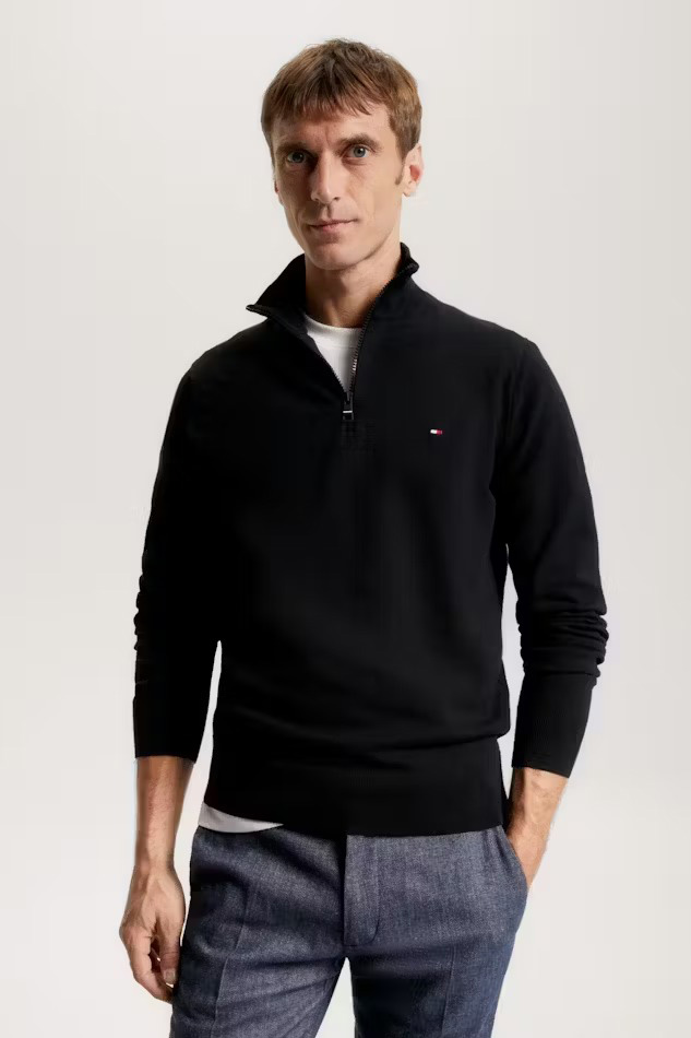 Suéter de la marca Tommy Hilfiger Negro