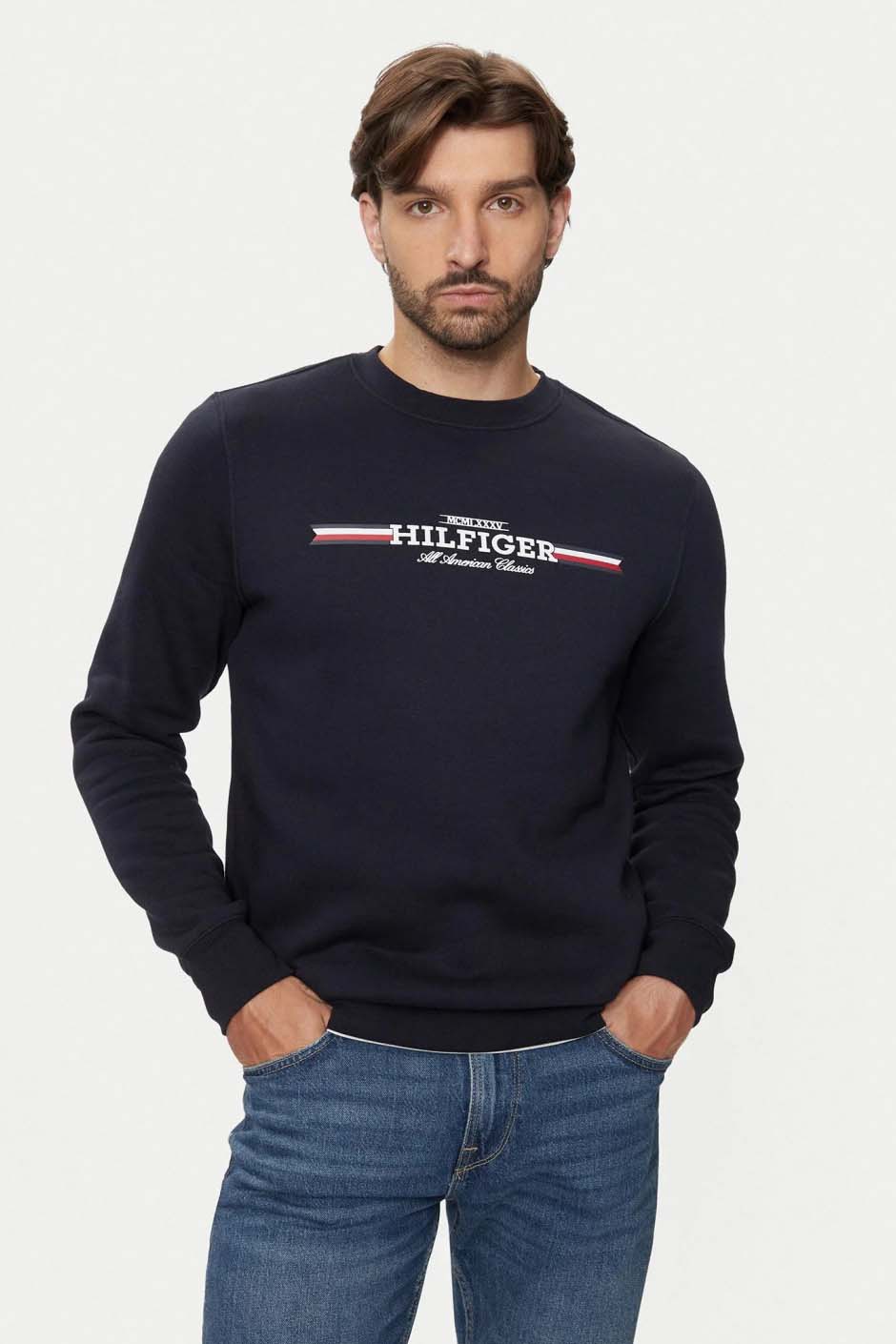 Suéter de la marca Tommy Hilfiger Azul Marino