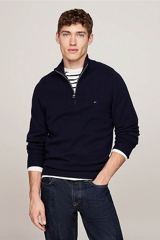 MW0MW36536az Suéter de la marca Tommy Hilfiger Azul Marino