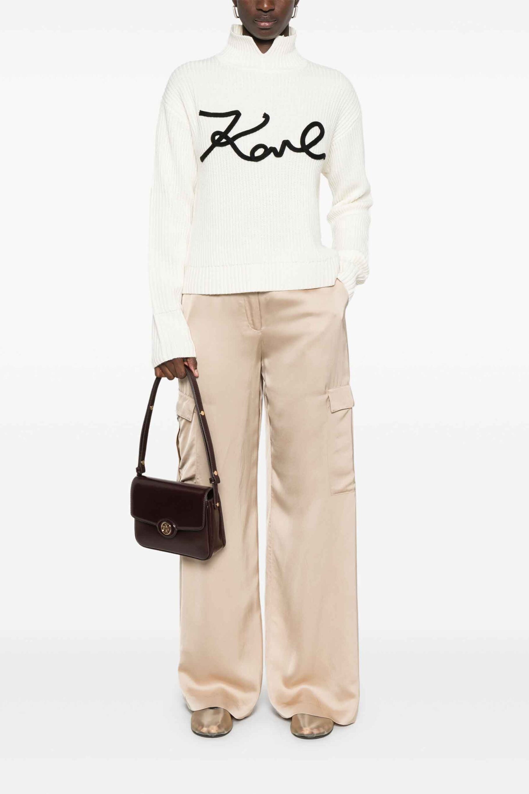 Pantalón de la marca Karl Lagerfeld Beige