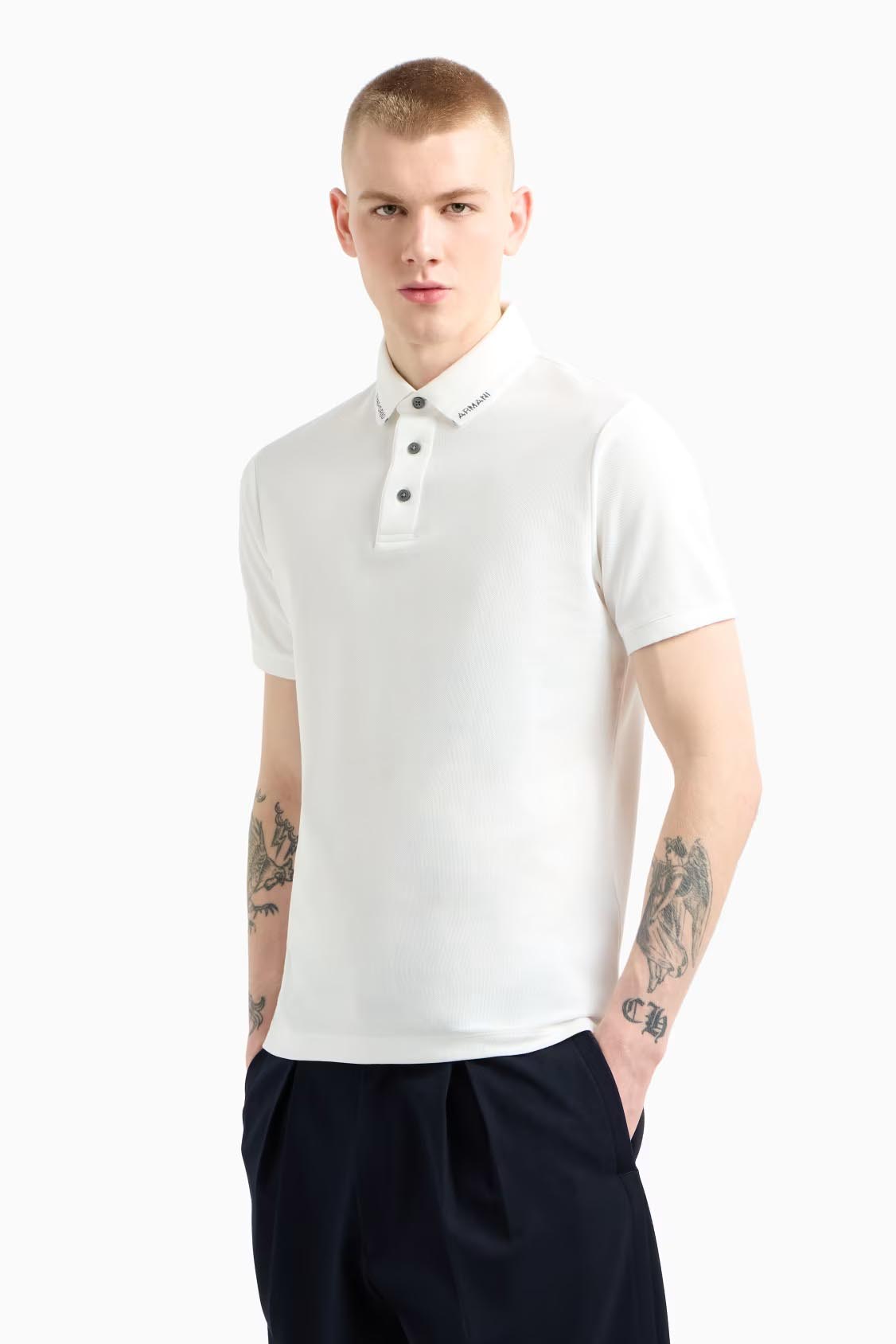 Polo de la marca Emporio Armani Blanco